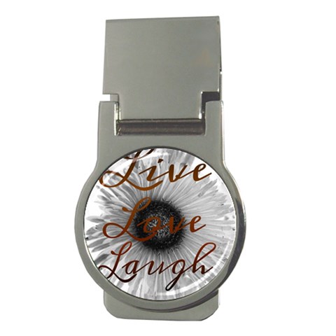Live love laugh Money Clip (Round) from ZippyPress Front
