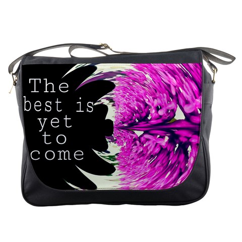 The best is yet to come Messenger Bag from ZippyPress Front