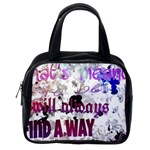 What s meant to be will always find a way Classic Handbag (One Side)