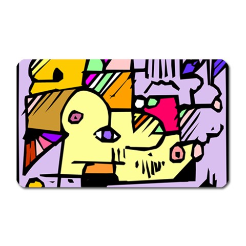 Fighting The Fog Magnet (Rectangular) from ZippyPress Front
