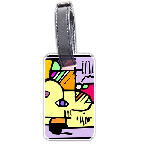 Fighting The Fog Luggage Tag (One Side) from ZippyPress Front