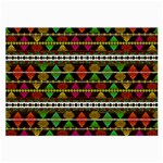 Aztec Style Pattern Glasses Cloth (Large, Two Sided)