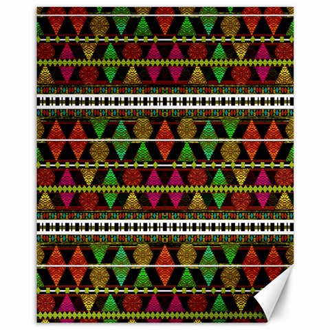 Aztec Style Pattern Canvas 11  x 14  (Unframed) from ZippyPress 10.95 x13.48  Canvas - 1