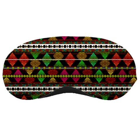 Aztec Style Pattern Sleeping Mask from ZippyPress Front