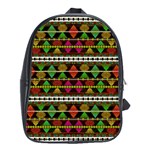 Aztec Style Pattern School Bag (Large)