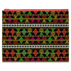 Aztec Style Pattern Cosmetic Bag (XXXL) from ZippyPress Front