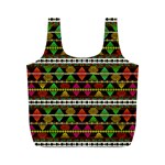 Aztec Style Pattern Reusable Bag (M)