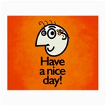 Have A Nice Day Happy Character Glasses Cloth (Small)