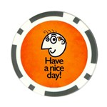 Have A Nice Day Happy Character Poker Chip (10 Pack)