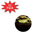 Dark Meadow Landscape  1  Mini Button Magnet (10 pack)