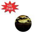 Dark Meadow Landscape  1  Mini Button Magnet (100 pack)