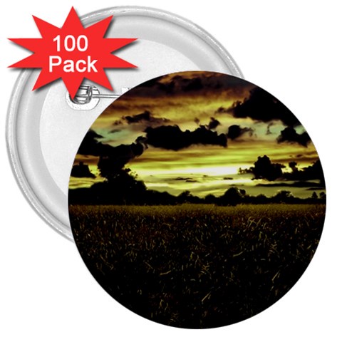 Dark Meadow Landscape  3  Button (100 pack) from ZippyPress Front