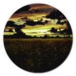 Dark Meadow Landscape  Magnet 5  (Round)