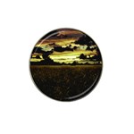 Dark Meadow Landscape  Golf Ball Marker 4 Pack (for Hat Clip)