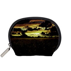 Dark Meadow Landscape  Accessories Pouch (Small) from ZippyPress Front