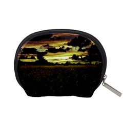Dark Meadow Landscape  Accessories Pouch (Small) from ZippyPress Back
