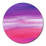 Abstract In Pink & Purple 8  Mouse Pad (Round)