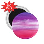 Abstract In Pink & Purple 2.25  Button Magnet (100 pack)