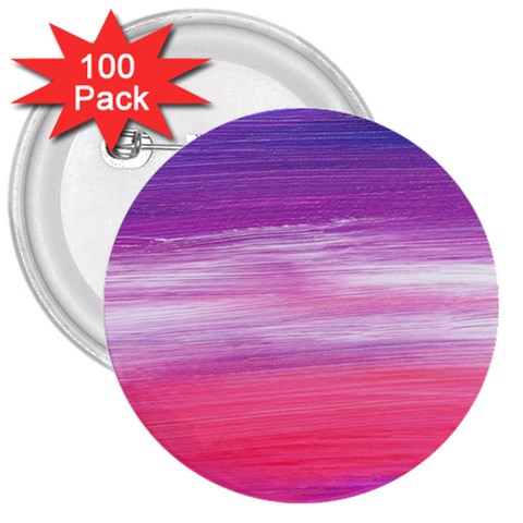 Abstract In Pink & Purple 3  Button (100 pack) from ZippyPress Front