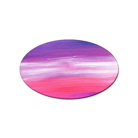 Abstract In Pink & Purple Sticker 100 Pack (Oval) from ZippyPress Front