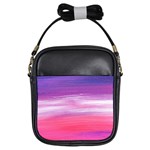 Abstract In Pink & Purple Girl s Sling Bag