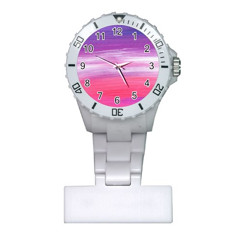 Abstract In Pink & Purple Nurses Watch from ZippyPress Front