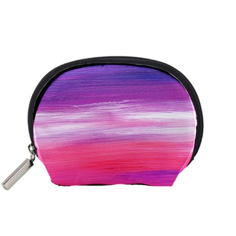 Abstract In Pink & Purple Accessories Pouch (Small) from ZippyPress Front
