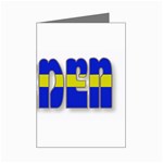 Flag Spells Sweden Mini Greeting Card