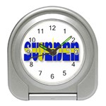 Flag Spells Sweden Desk Alarm Clock