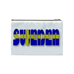Flag Spells Sweden Cosmetic Bag (Medium) from ZippyPress Back