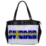 Flag Spells Sweden Oversize Office Handbag (One Side)