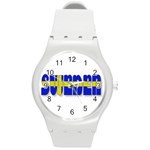 Flag Spells Sweden Plastic Sport Watch (Medium)