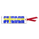 Flag Spells Sweden Small Bookmark