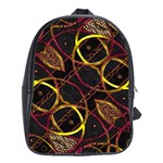 Luxury Futuristic Ornament School Bag (Large)