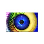 Eerie Psychedelic Eye Sticker 100 Pack (Rectangle)