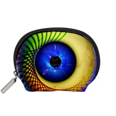 Eerie Psychedelic Eye Accessories Pouch (Small) from ZippyPress Front
