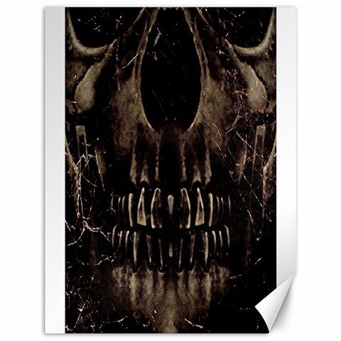 Skull Poster Background Canvas 12  x 16  (Unframed) from ZippyPress 11.86 x15.41  Canvas - 1
