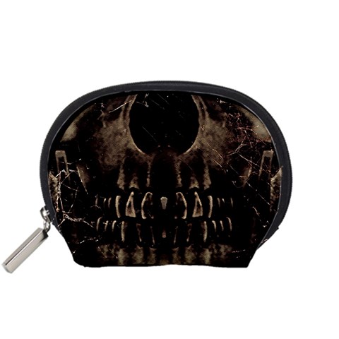 Skull Poster Background Accessories Pouch (Small) from ZippyPress Front