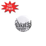 Sankofashirt 1  Mini Button Magnet (100 pack)