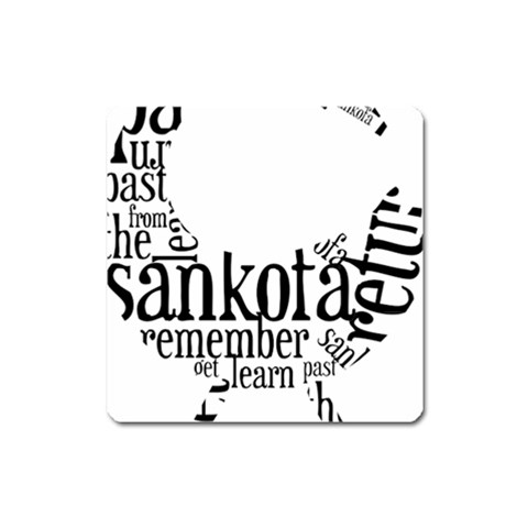 Sankofashirt Magnet (Square) from ZippyPress Front