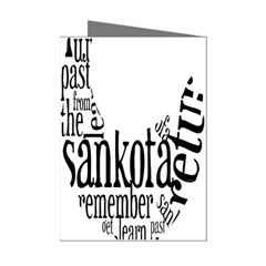 Sankofashirt Mini Greeting Card (8 Pack) from ZippyPress Left