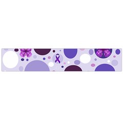 Purple Awareness Dots Flano Scarf (Large) from ZippyPress Back