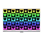 Rainbow Stars and Hearts Business Card Holder