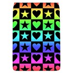 Rainbow Stars and Hearts Removable Flap Cover (L)