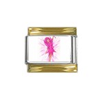 Zazzle Fairy Purple Or Hot Pink Gold Trim Italian Charm (9mm)