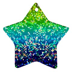Glitter 4 Star Ornament (Two Sides)  from ZippyPress Front