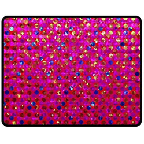 Polka Dot Sparkley Jewels 1 Fleece Blanket (Medium)  from ZippyPress 60 x50  Blanket Front
