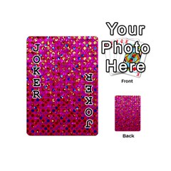 Polka Dot Sparkley Jewels 1 Playing Cards 54 (Mini)  from ZippyPress Front - Joker1