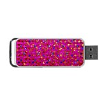 Polka Dot Sparkley Jewels 1 Portable USB Flash (Two Sides)