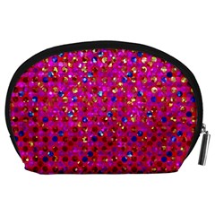 Polka Dot Sparkley Jewels 1 Accessory Pouches (Large)  from ZippyPress Back